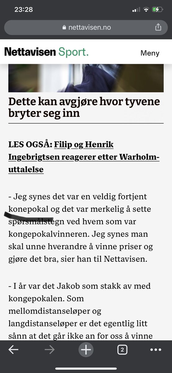 Det var kanskje ikke så rart at det ble krangling mellom Warholm og Ingebrigtsen.