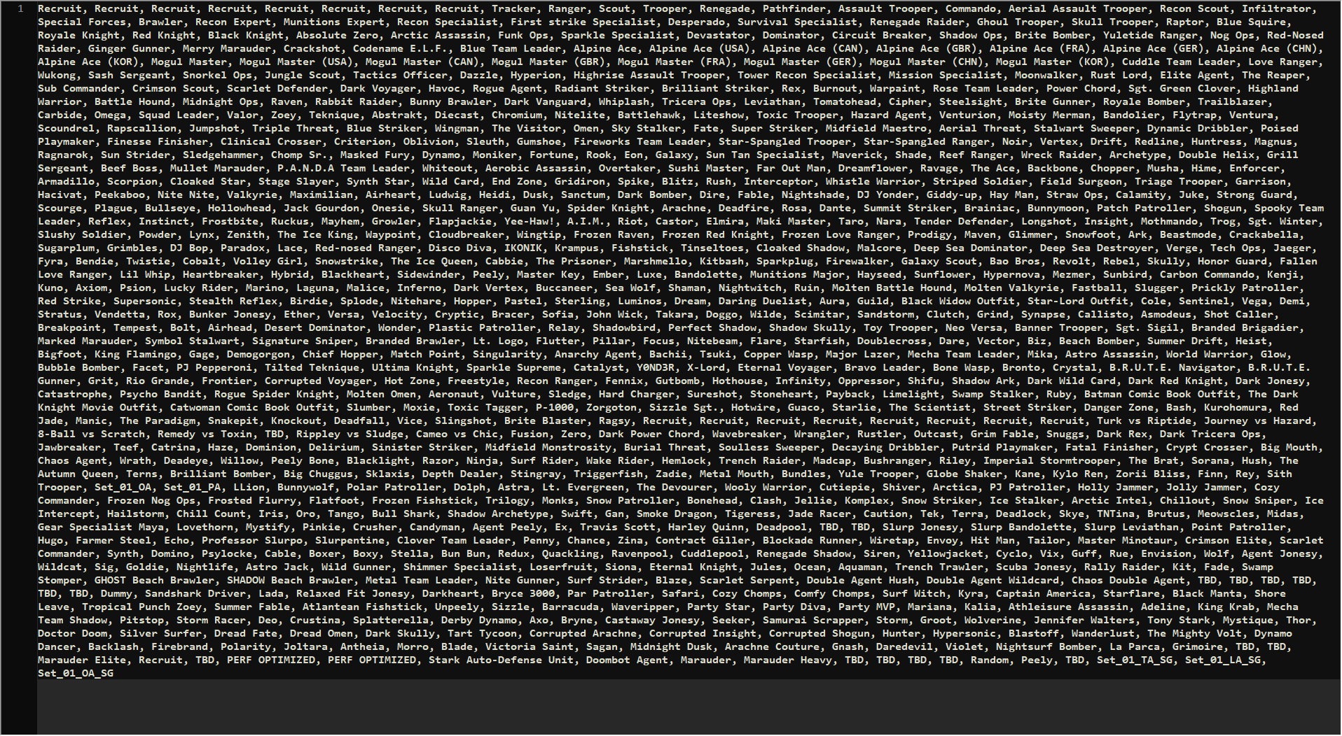 Ifiremonkey On Twitter Here Is The Name Of Every Single Skin In Fortnite Including Unused Default Skins So To Those Who Say Oh You Play Fortnite Name Every Skin I Gotchu Https T Co 4rce7wfmjg