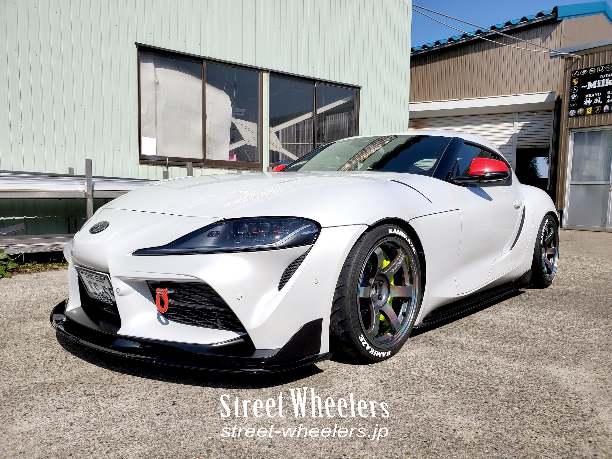 GRスープラ ナンバーステー レースセング(？) GRスープラ ナンバー