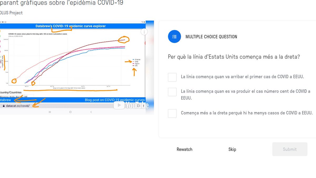 steamolus's tweet photo. Preguntes interactives sobre vídeo "Comparant gràfiques #COVID19" #ESO #Batxillerat . Amb #EdPuzzle el podeu veure/assignar/editar per a la vostra classe.

EdPuzzle: https://t.co/lSxdOYiDNM

Vídeos: https://t.co/POQLRoDeLF 

#matemàtiques #STEAMolusTV #STEAM #matxat #coronavirus https://t.co/LEjHqWB4Zv