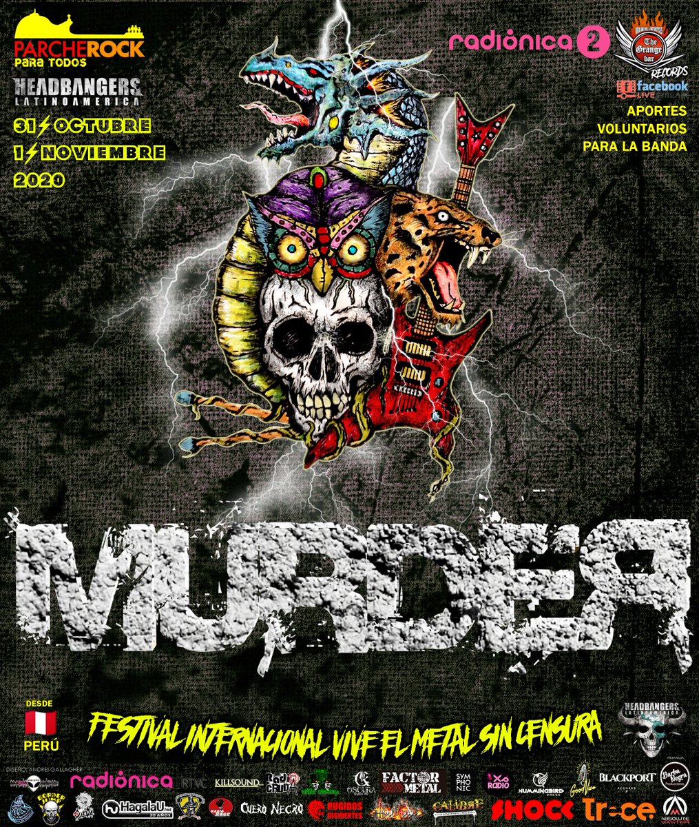 México, Holanda, Francia y Perú se hacen presentes con <a href="/La_Cattrina/">La Cattrina</a> 🇲🇽🇲🇽 #ManAsPAgue 🇳🇱🇳🇱 #MikhMakh 🇫🇷🇫🇷 #Murder 🇵🇪🇵🇪 en #ViveElMetalSinCensura sonidos nuevos para todos y para compartir en familia #QuedateEnCasa