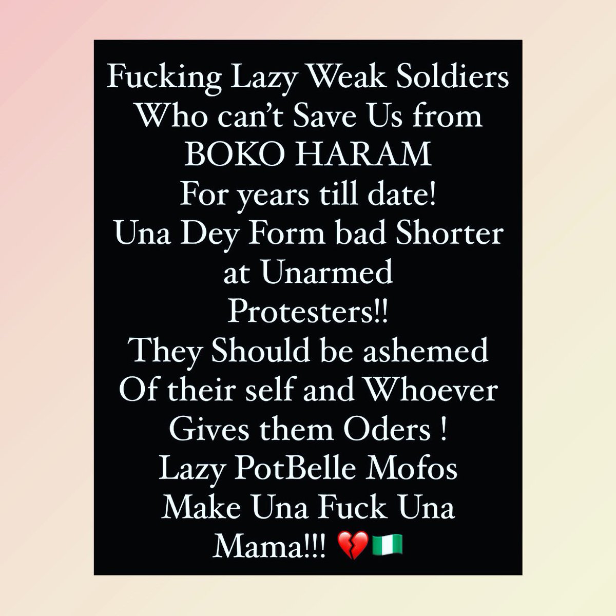 hardvantage01's tweet photo. Shame on you if you don’t REWEET THIS 💔💔💔🇳🇬🇳🇬🇳🇬 #EndBadGoveranceInNigeria https://t.co/A2p6Yrp8Lf