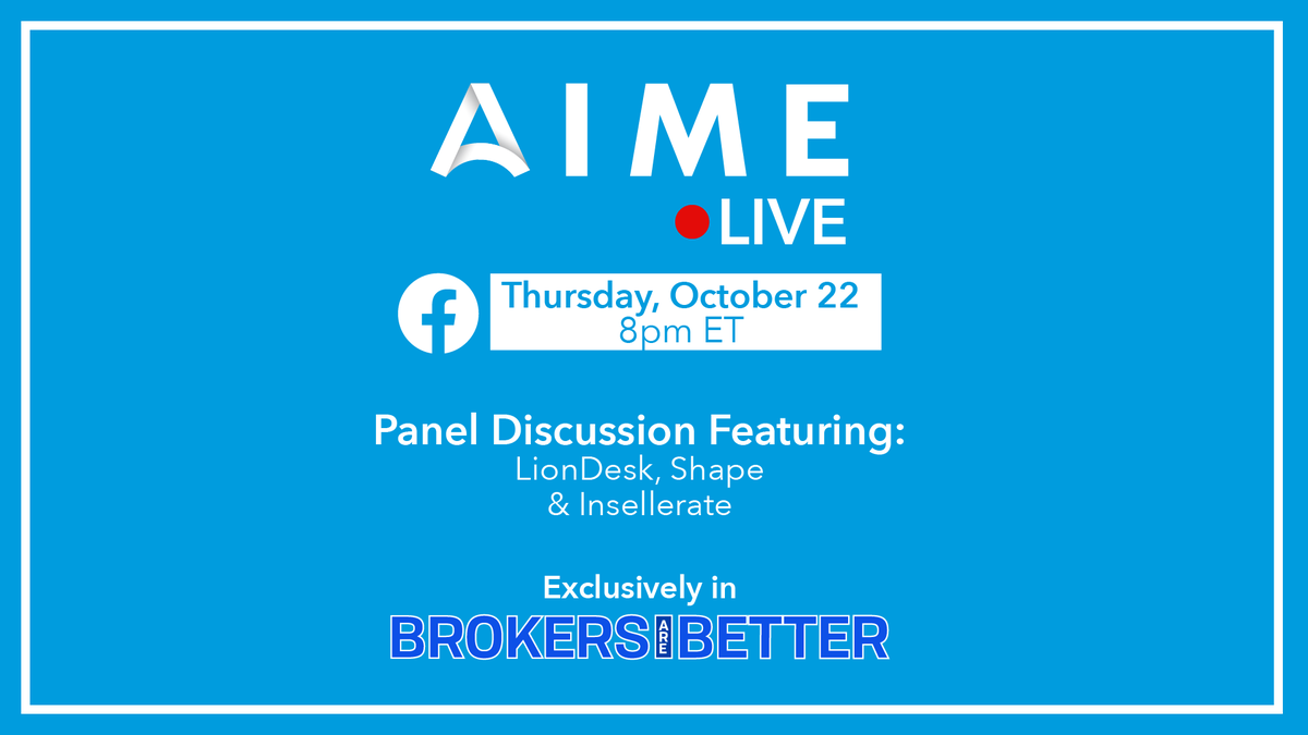 AIMEnational's tweet photo. How do you continue to nurture #relationships & target the right consumers with your pipeline so full? A #CRM can help. Join us for a Facebook Live ft. our #BABNetwork partners for tips on leveraging your CRM. This Thursday, in #BrokersAreBetter: https://t.co/1ipSkRSTH5 https://t.co/OOBCXMhSSS