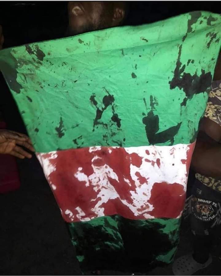 AclnSecretariat's tweet photo. @jack .... The evils of the Nigerian government. Terror unleashed on the people today for protesting peacefully. https://t.co/QSJjDw6vMk