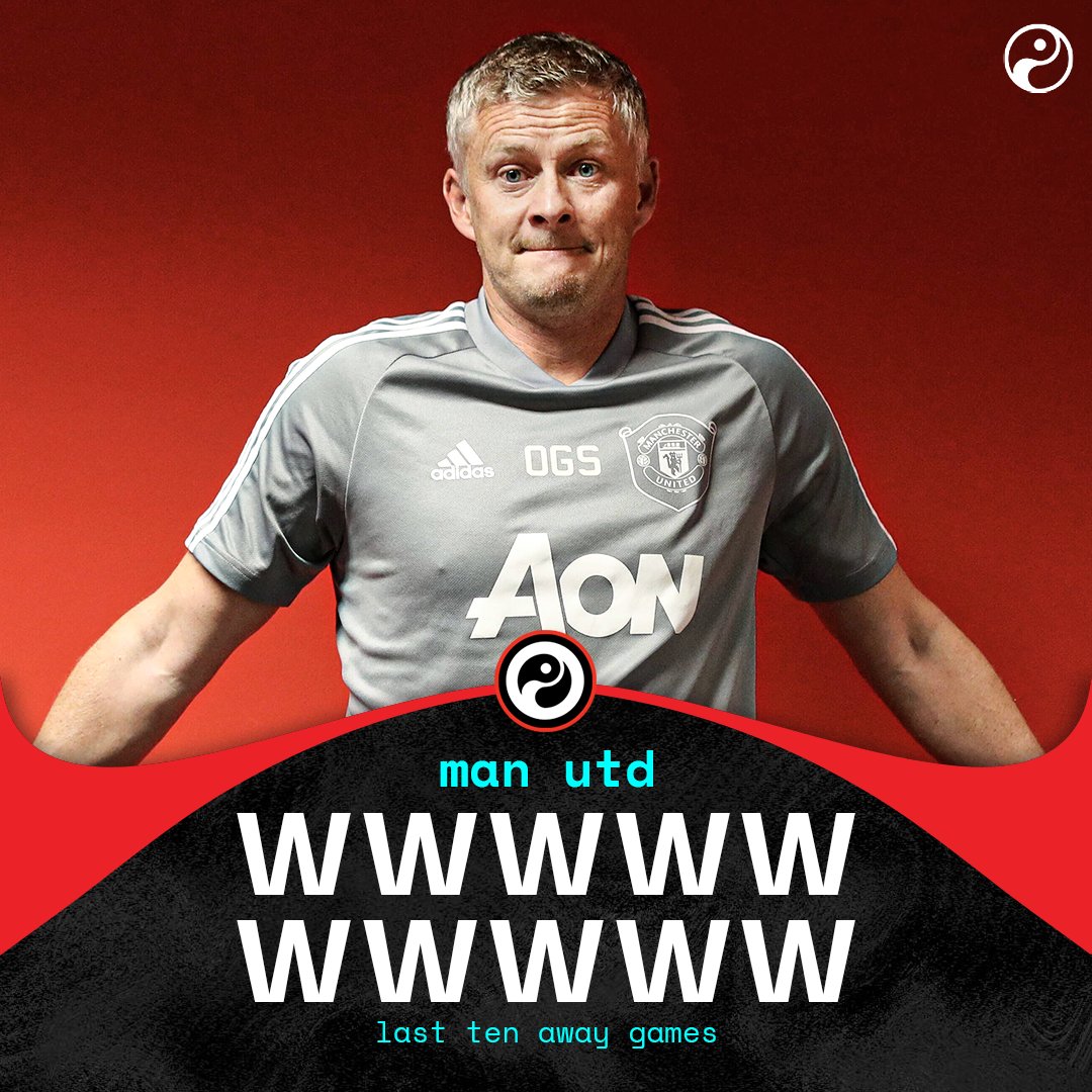 Squawka's tweet image. In March 2019, after beating PSG 3-1 in Paris, Ole Gunnar Solskjær became the first Man Utd manager to win nine consecutive away games.

In October 2020, after beating PSG 2-1 in Paris, Ole Gunnar Solskjær becomes the first Man Utd manager to win 10 consecutive away games.

🚗
