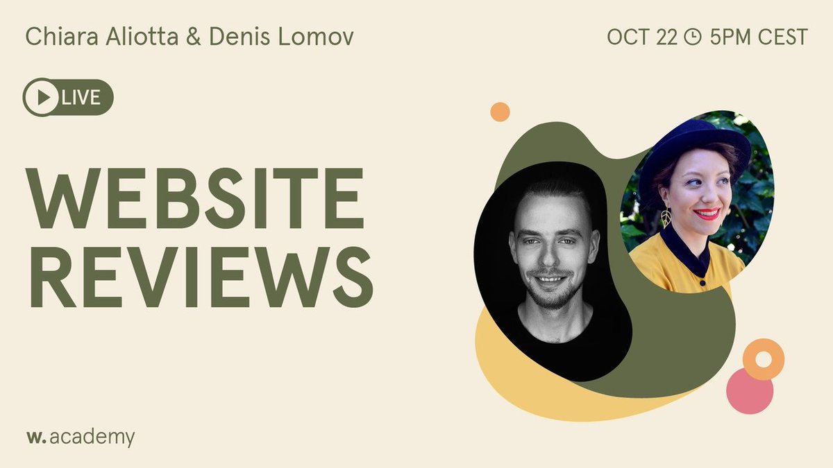 redcollars's tweet image. October 22, 07:00 am NY Red Collar&apos;s Creative Director and Co-founder Denis Lomov will go live to deconstruct the latest digital projects and give expert insights together with his colleagues at @AWWWARDS.💥 Admission&apos;s free, but don&apos;t forget to register🐝bit.ly/3dGVfHc