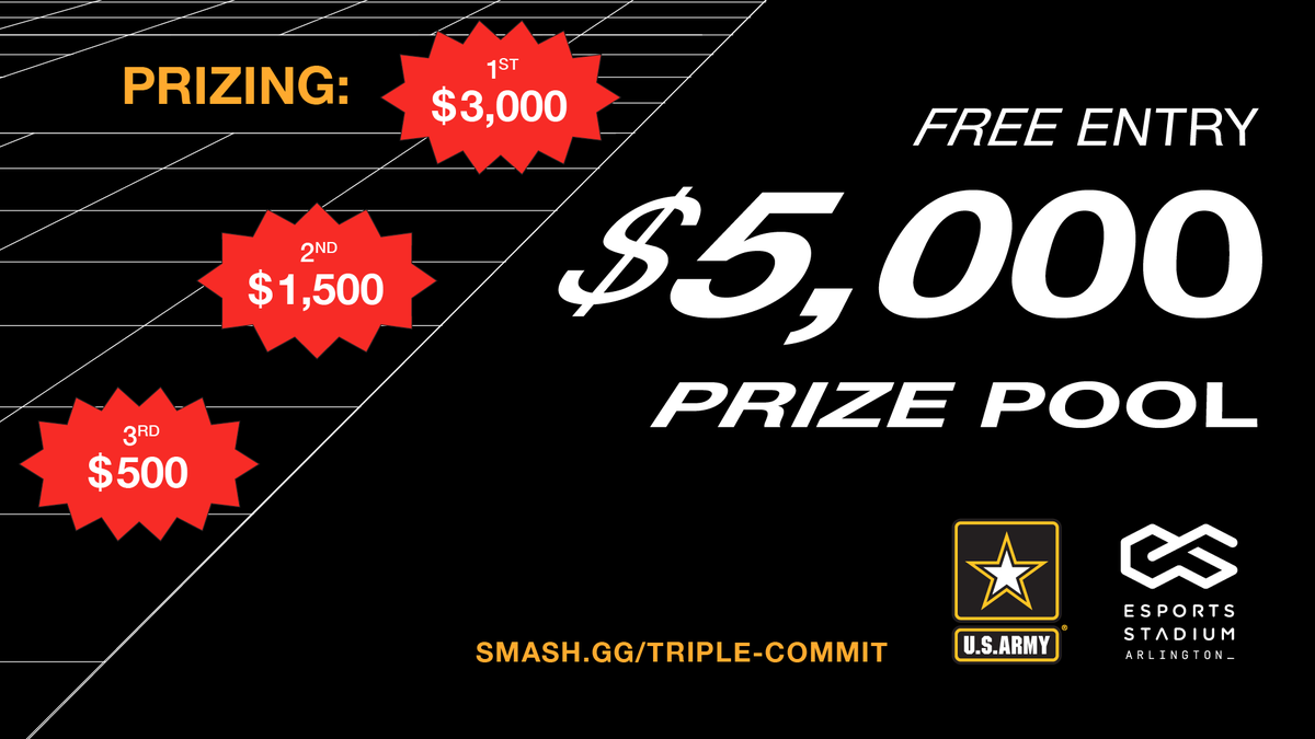 EsportsStadium's tweet photo. People who register to compete in Triple Commit are jacked, wear the freshest clothes, eat at the chillest restaurants, and hang out at the hottest tournaments

 📝 https://t.co/cIfNNTq6IB https://t.co/s4LFiZPmTv