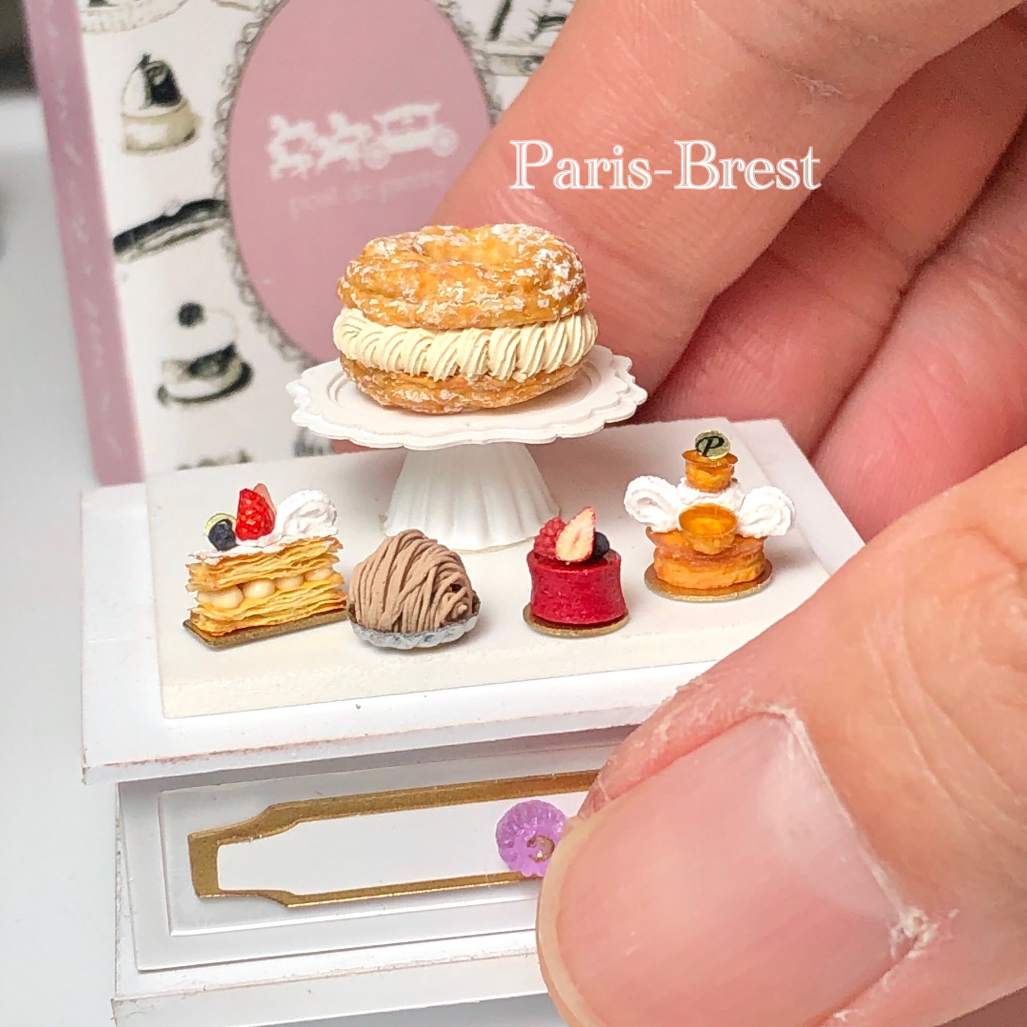 イシバシエレクトロニクス ミニチュアのシンプルなパリブレストを作りました ミニチュア T Co Udb2paylpy Twitter