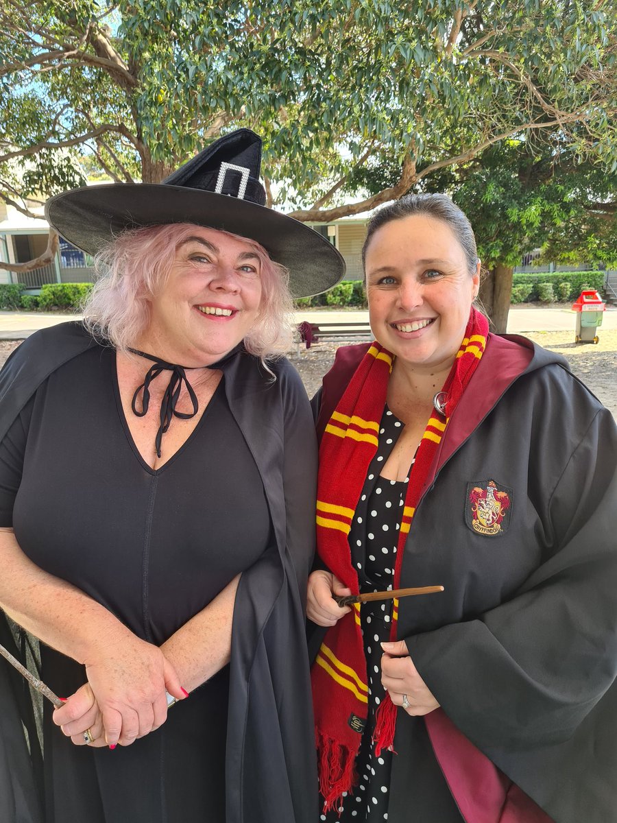 Our principal, Mrs Keevers,  and deputy principal, Mrs Norrie, are loving #BookWeek2020 ! More photos to come!