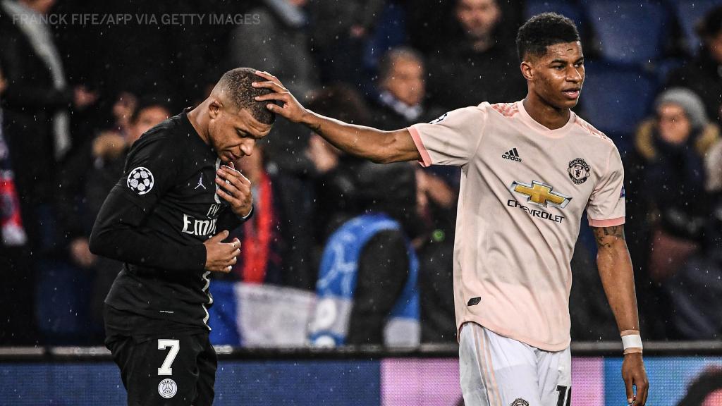 ESPNFC's tweet photo. Champions League goals at the Parc des Princes since 2019:

Kylian Mbappe - 1
Marcus Rashford - 2 https://t.co/vEbYwFa5Fu