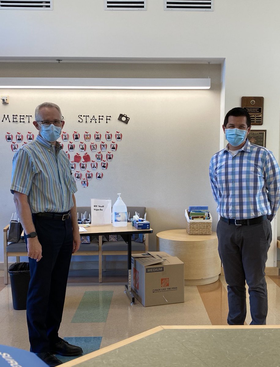 We had a special visitor and honorary Trailblazer come to Bella Vista this afternoon! Our new superintendent, Dr. Malloy came by for a tour and visit. Come back anytime! <a href="/SRVUSD1/">SRVUSD</a> <a href="/malloy_john/">John Malloy</a>