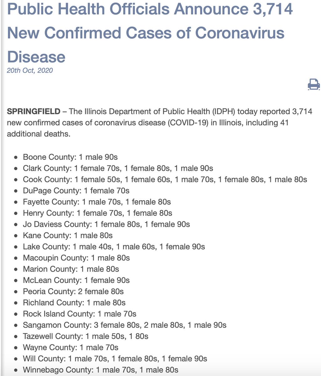 Today’s  #COVID19 numbers for Illinois:- 3,714 new cases- 59,077 new test results reported- 6.29% positivity rate- 350,875 total positive cases- 97% have recovered- 41 more deaths- 9,277 total deaths