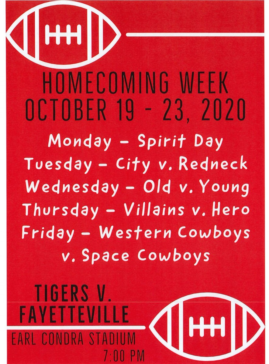 Tomorrow is Old vs Young day at WHS! 
Upperclassmen dress old and underclassmen dress young.

#WHSTigers #GoTigers