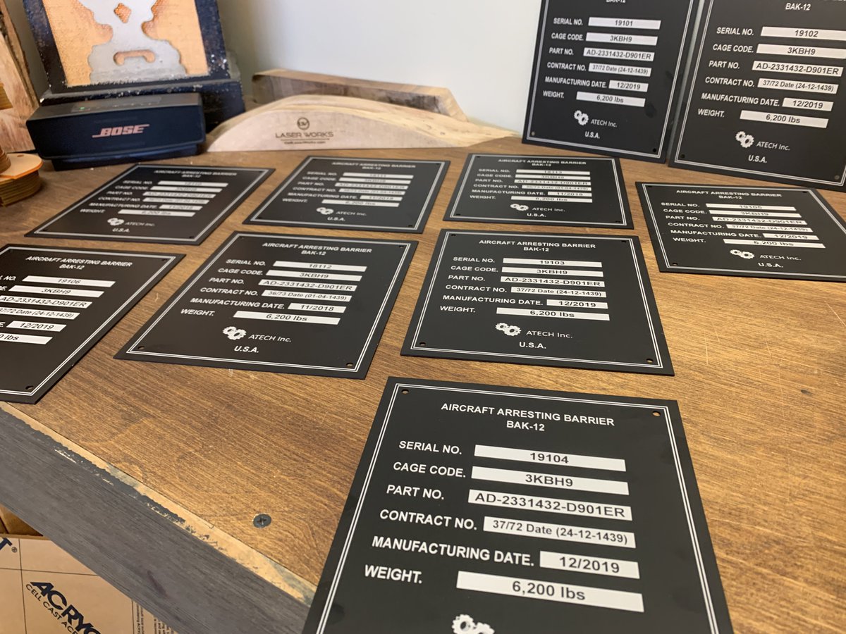 Some more plates going on the #USA #Military #Aircraft #Carriers we are some honored to have small part in the worlds best #ArmedForces #GoUSA 🇺🇸🇺🇸🇺🇸 https://t.co/TQRui7j9m3
