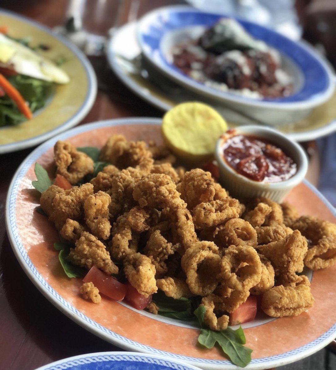TastyTabletop's tweet photo. Calamari Fritti • Mediterraneo • NYC https://t.co/TtaWdJx6oV