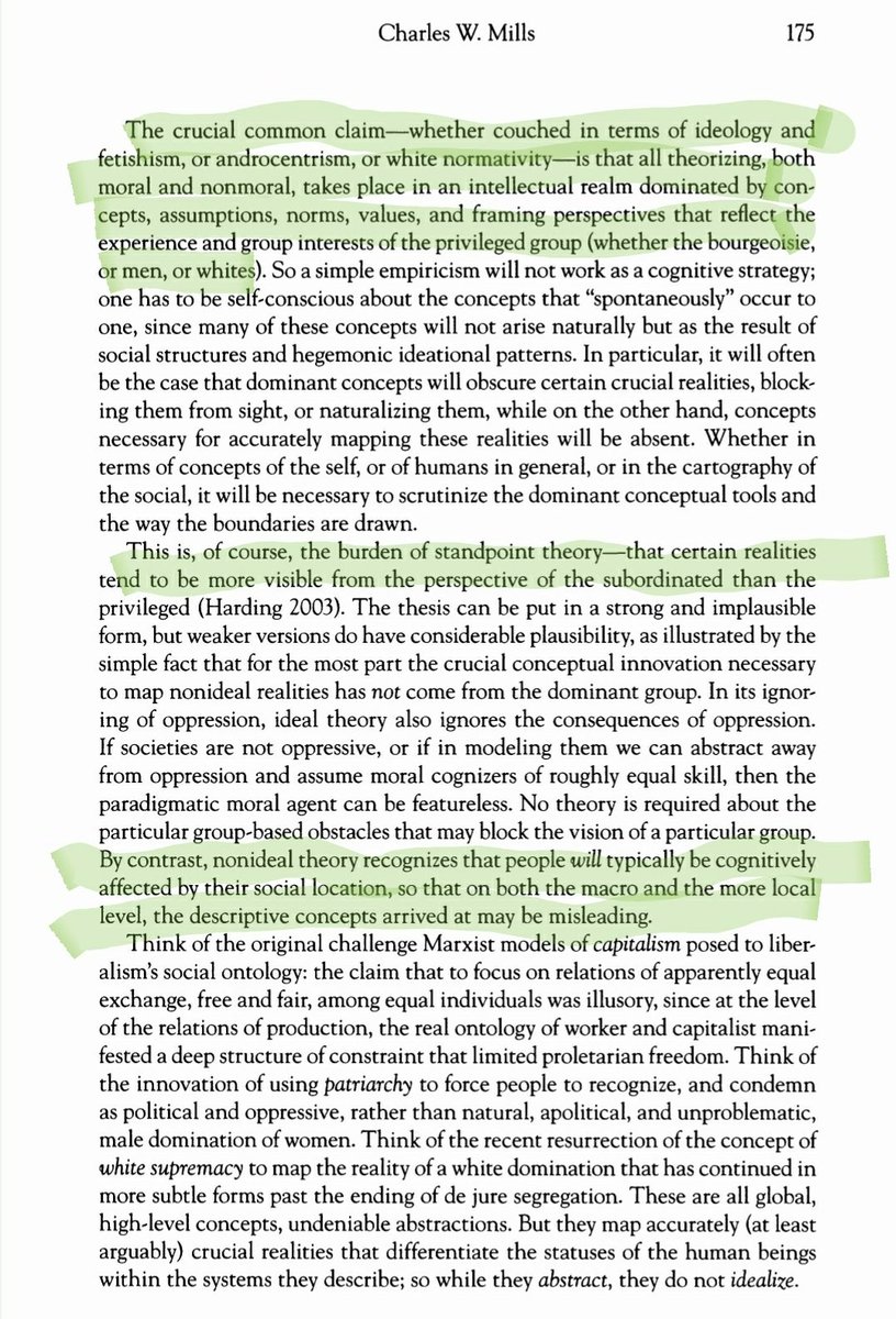 4/So what mills is doing is accepting portions of postmodernism where he sees them as helpful. Here he is in 2005 arguing on behalf of standpoint epistemology. You will notice...