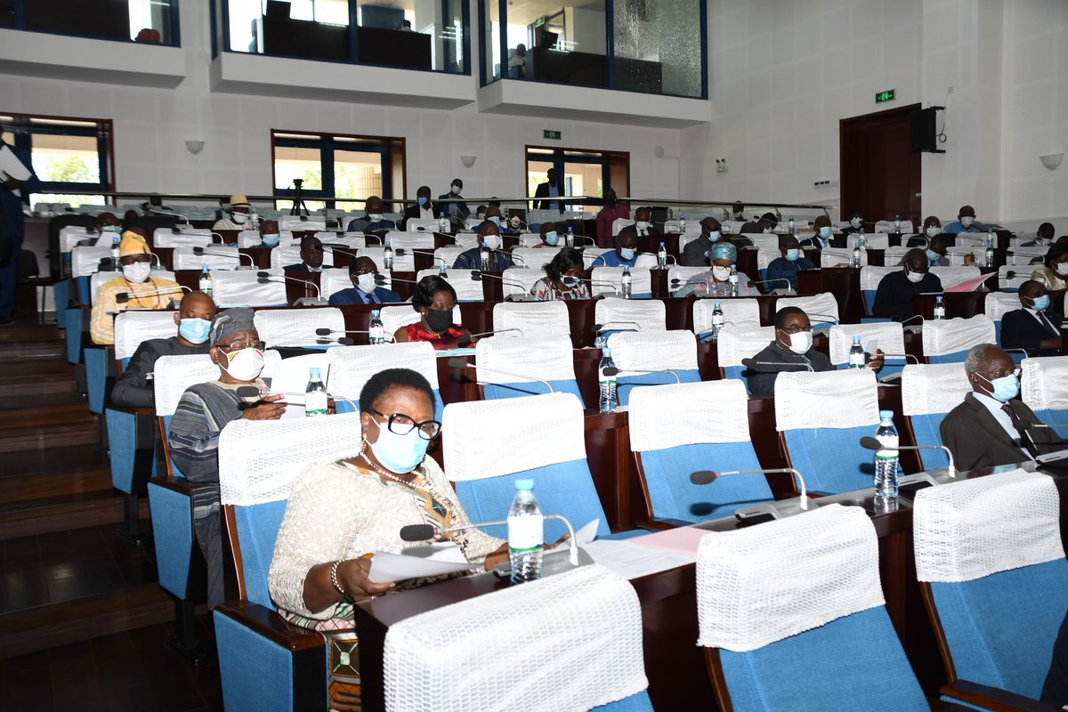 Le @ParlementTogo a été informé ce jour de l'évolution de la situation économique et financière du #Togo pour la 2ème fois consécutive dans le cadre du débat d'orientation budgétaire 2021-2023.
Ses recommandations seront prises en compte par le <a href="/GouvTg/">Gouvernement Togolais/Togolese Government</a> 
#DPBEP 
#PND_Togo