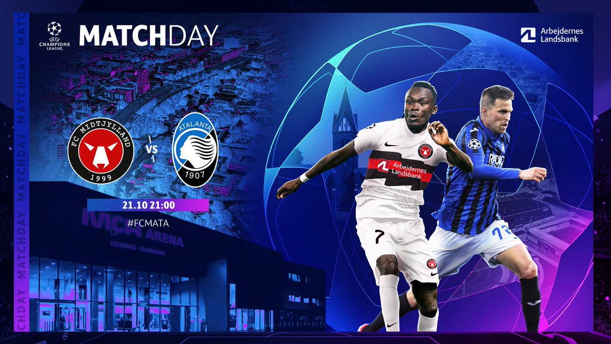 Our first ever #UCL Matchday!
๐ @ChampionsLeague
โฝ #FCMATA
๐ MCH Arena
โ 21:00
๐ +12ยฐ ะก
๐บ TV3+ https://t.co/J192wziweA
