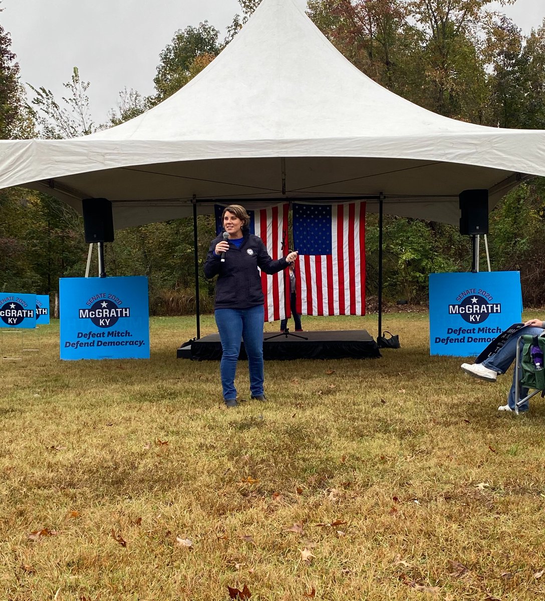 Thank you to everyone who came out in Bullitt County yesterday. Our gov't should prioritize support services for our troops & veterans, and rein in forever wars. I'll fight for child care and job opportunities for military families & work to protect, not privatize, the VA.