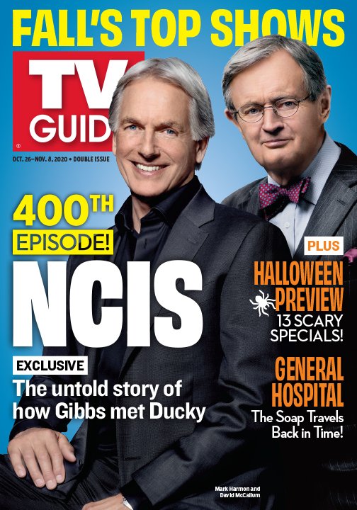 Look who will be gracing the cover of <a href="/TVGuideMagazine/">TV Guide Magazine</a>. It's almost time to celebrate the 400th episode of #NCIS.