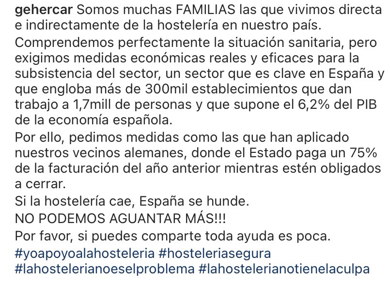 esdecirdiario's tweet photo. «No se pueden exigir impuestos si prohíbes tener ingresos»

#YoApoyoALaHostelería https://t.co/tlqyP2Vwq4