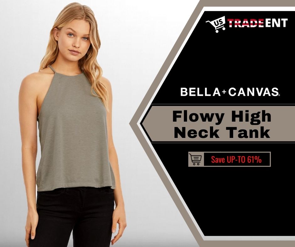 ustradeent's tweet image. Bella + Canvas 8809 Ladies' Flowy High Neck Tank,available in 6 colors , sizes up-to 2XL , the sale is up now upto 61% off , hurry up! and grab yours.

order now : bit.ly/3drNepx

#womenstank #ladiestank #bellacanvastank #flowytank #tanktops #HighNeckTank #HighNeck