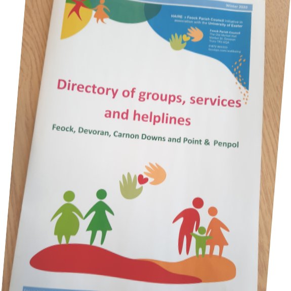 feockpc's tweet image. As part of our HAIRE wellbeing project we have produced a directory of local groups and services, which can be downloaded from our website or a copy obtained from one of our HAIRE enablers feockpc.com/coronavirus   @2SeasHAIRE @JenSiggs @MOBrienCLO  #Wellbeing