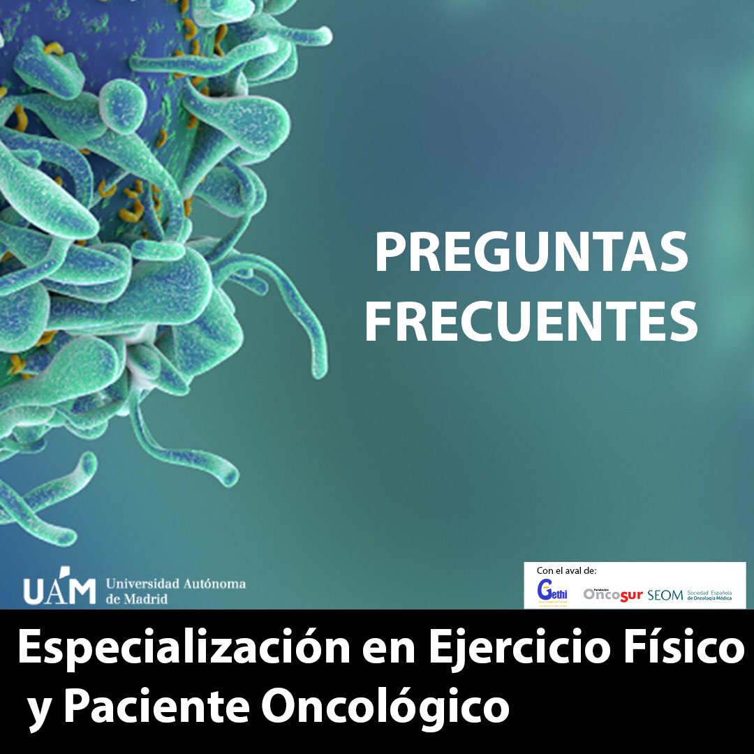 deportecancer's tweet photo. Os dejamos con las dudas más frecuentes de estas últimas semanas en relación al curso de postgrado  🧐 https://t.co/11yaI0G6I8