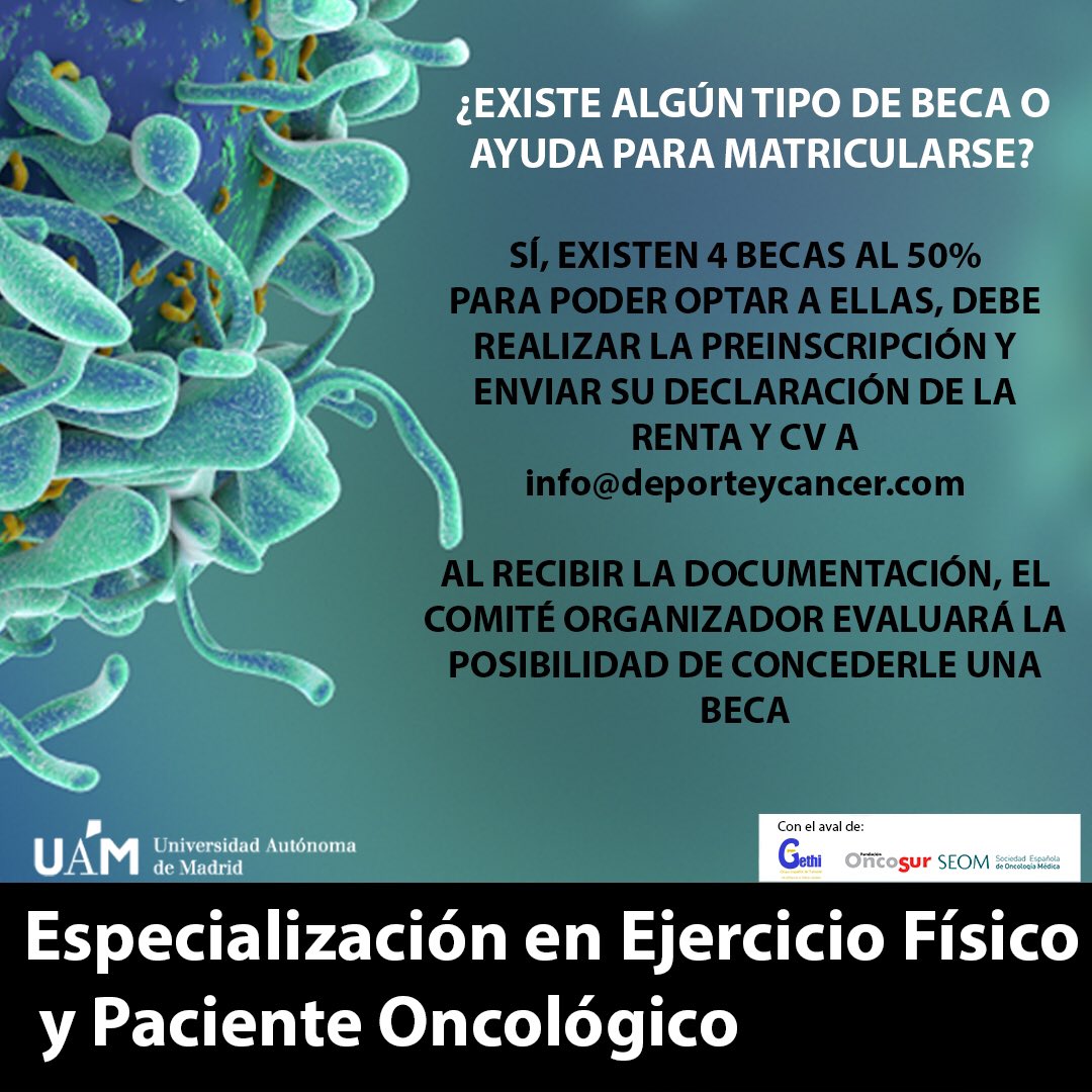 deportecancer's tweet photo. Os dejamos con las dudas más frecuentes de estas últimas semanas en relación al curso de postgrado  🧐 https://t.co/11yaI0G6I8