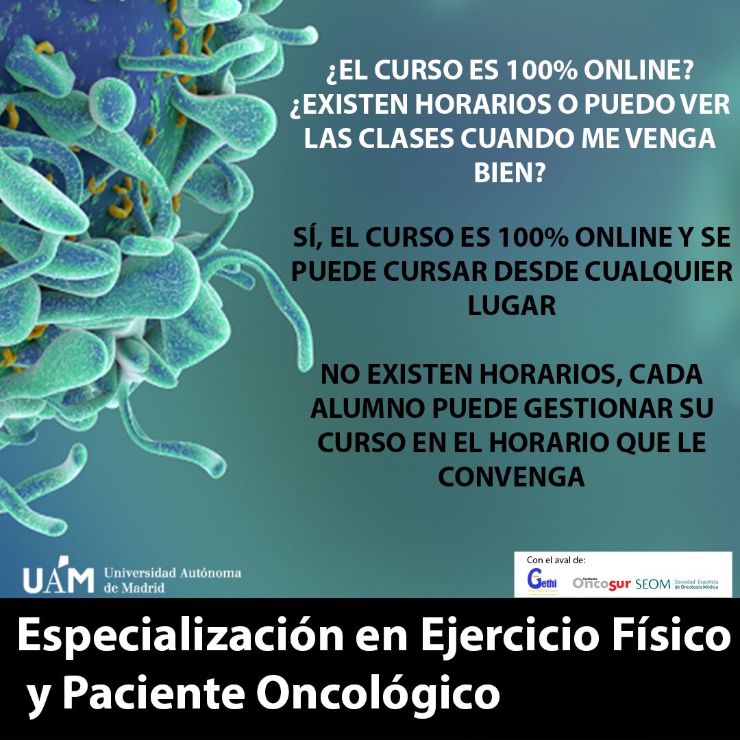 deportecancer's tweet photo. Os dejamos con las dudas más frecuentes de estas últimas semanas en relación al curso de postgrado  🧐 https://t.co/11yaI0G6I8