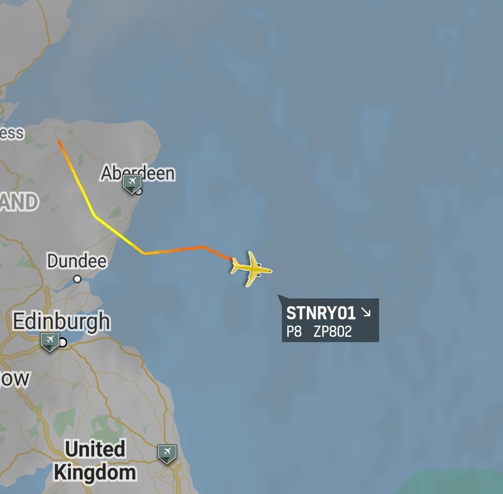 is_keelu's tweet photo. RAF
Boeing P-8A Poseidon
#STNRY01 #ZP802 #NorthSea https://t.co/KOfqzIXzEo