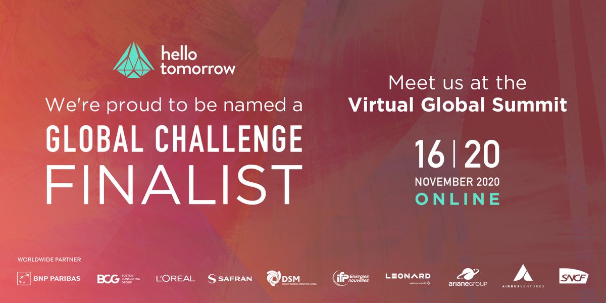 GBatteries's tweet photo. We’re proud to announce we've been selected as a Hello Tomorrow Global Finalists. From over 5,000 applications, we are one of the 6 "Mobility" finalists. Watch us pitch at the Virtual Summit -> https://t.co/UVZ7YCxGBn #HTChallenge! #HTSummit #DeepTech #Technology #Innovation https://t.co/pVjZOfUZYo