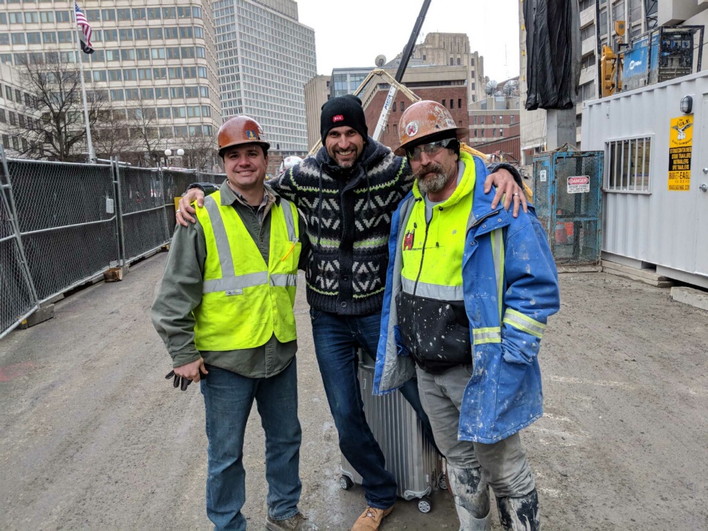 EquipCorp's tweet photo. Check out this spread of iron at HUB Foundation's One Congress Street Tower project in Boston. #BAUER #BAUERMAT https://t.co/BWbtfefk87