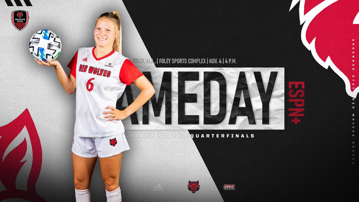 It's finally 𝐆𝐀𝐌𝐄𝐃𝐀𝐘. 🤝

▪️ Appalachian State
▪️ Quarterfinals
▪️ Nov. 4
▪️ Foley, Ala.
▪️ 4 P.M
▪️ bit.ly/3mXzoid
🖥 es.pn/362tdT6

#GRW