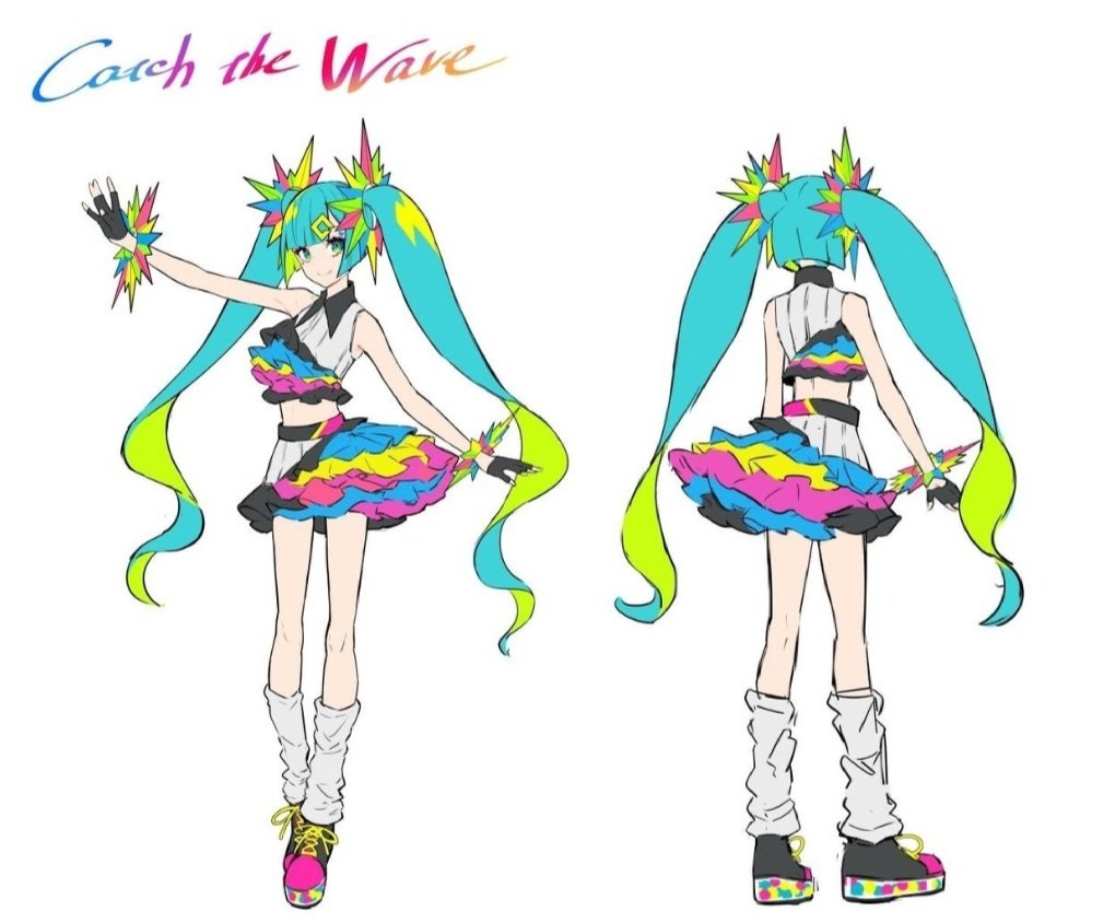 아지테이션 미쿠 (언해피 리플레인) Catch the wave 미쿠 (Catch the wave) 오렌지 블로썸 비쿠  (DECORATER) 고스트 미쿠 (고스트룰)