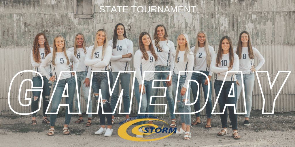 eshsvb's tweet image. It’s GAME DAY!!🏐🤩 First round of State Tournament!!

🆚 North Platte
⏰ 4 pm Bus send off, come cheer!
⏰ 7 pm game start
😷Bring your pre-purchased ticket!
💻 Livestream Link: nfhsnetwork.com/sports/volleyb…
📍Pinnacle Bank Arena

🏐💪🏻 ROLL STORM!!!🌪⚡️LET’S GO!!!!!!!!!!!!!!!