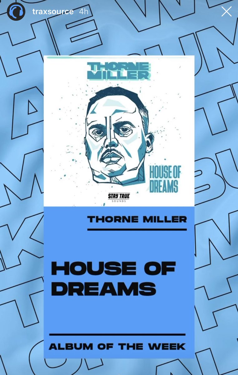 StayTrueSounds's tweet photo. The @ThorneMiller44 album is Album Of The Week on @traxsource 🎧 https://t.co/ewbhMSy0GD