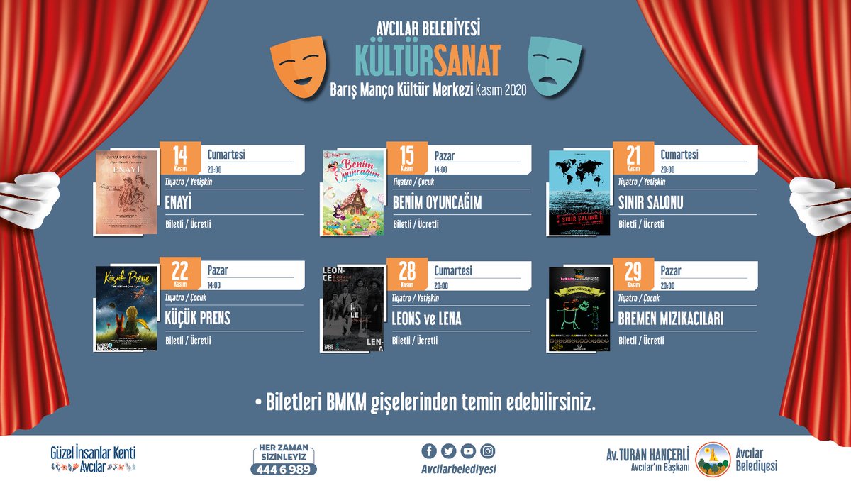 Avcilar Belediyesi Baris Manco Kultur Merkezi Tiyatrolar Com Tr
