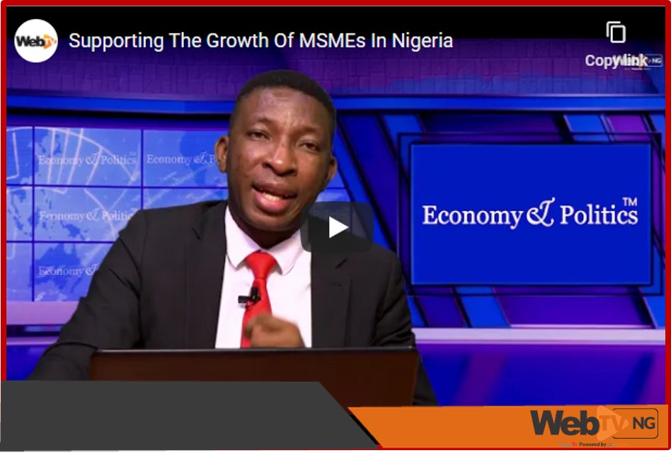webtvnigeria's tweet photo. #VIDEO: Supporting The Growth Of MSMEs In Nigeria

This edition of the "Economy and Politics" show anchored by @ottoabasi1 features efforts by the financial institutions and the FG in supporting #MSME growth in Nigeria.

https://t.co/6IJBIfVcON https://t.co/qoBSZdtYlR