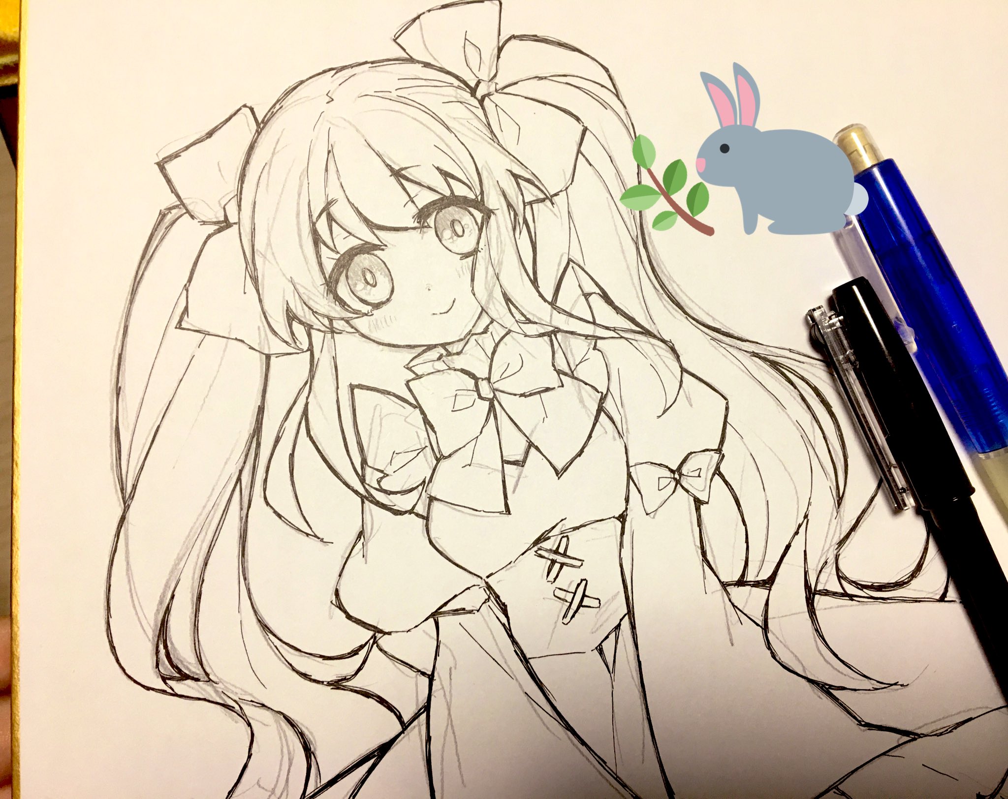 توییتر Charon カロン ねこふじかおる در توییتر もえこのイラスト色紙ペン入れできました アナログひさびさで手が震える ゎゎ T Co Ump71weefk