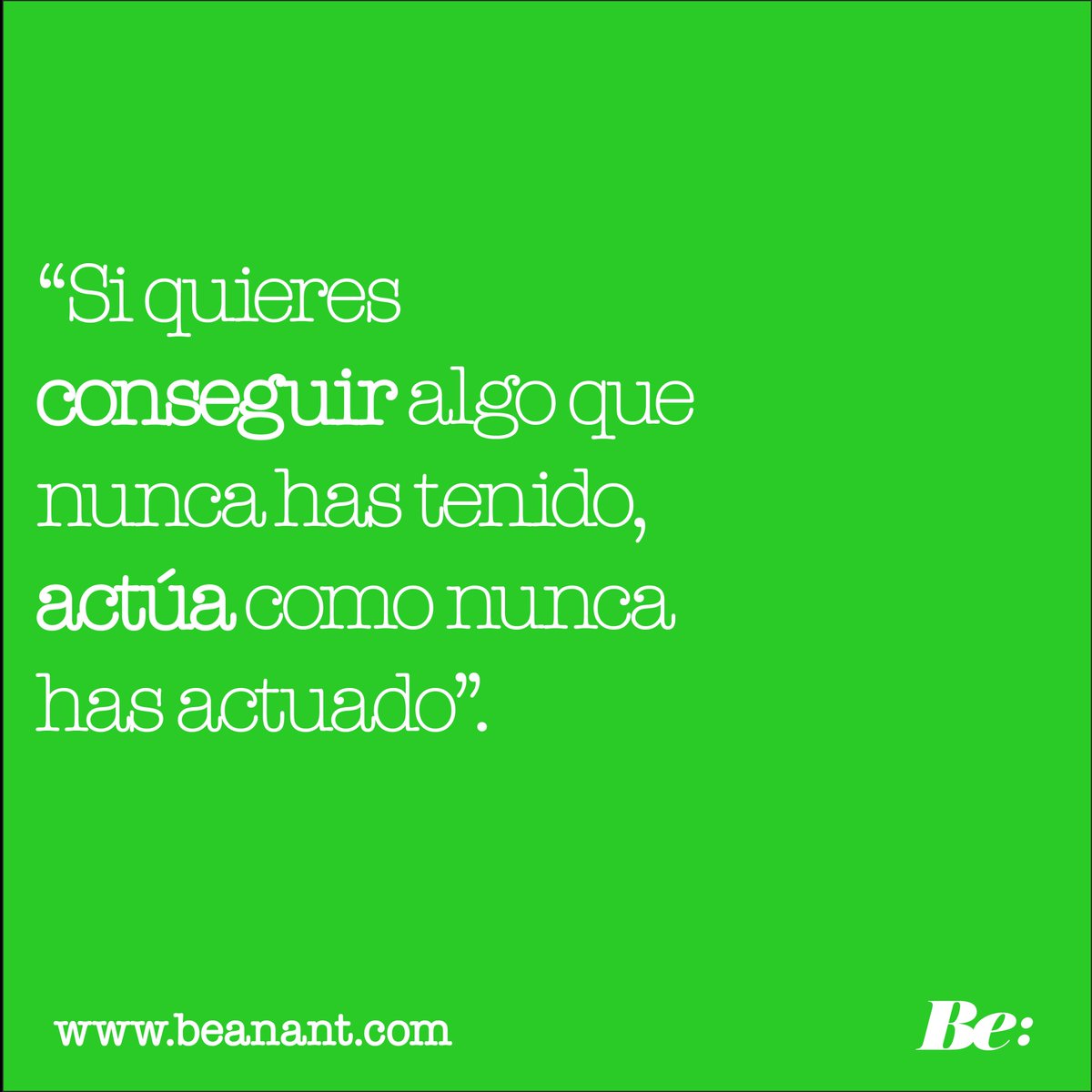 “Si quieres conseguir algo que nunca has tenido, actúa como nunca has actuado ✨”.
- Bartolomé Bañolas
.
Beanant®: Sistema de Productividad Personal y Gestión de Tiempo.
#beanant #beplanner #productividadpersonal #herramientas #productividad #logros #gestiondeltiempo
