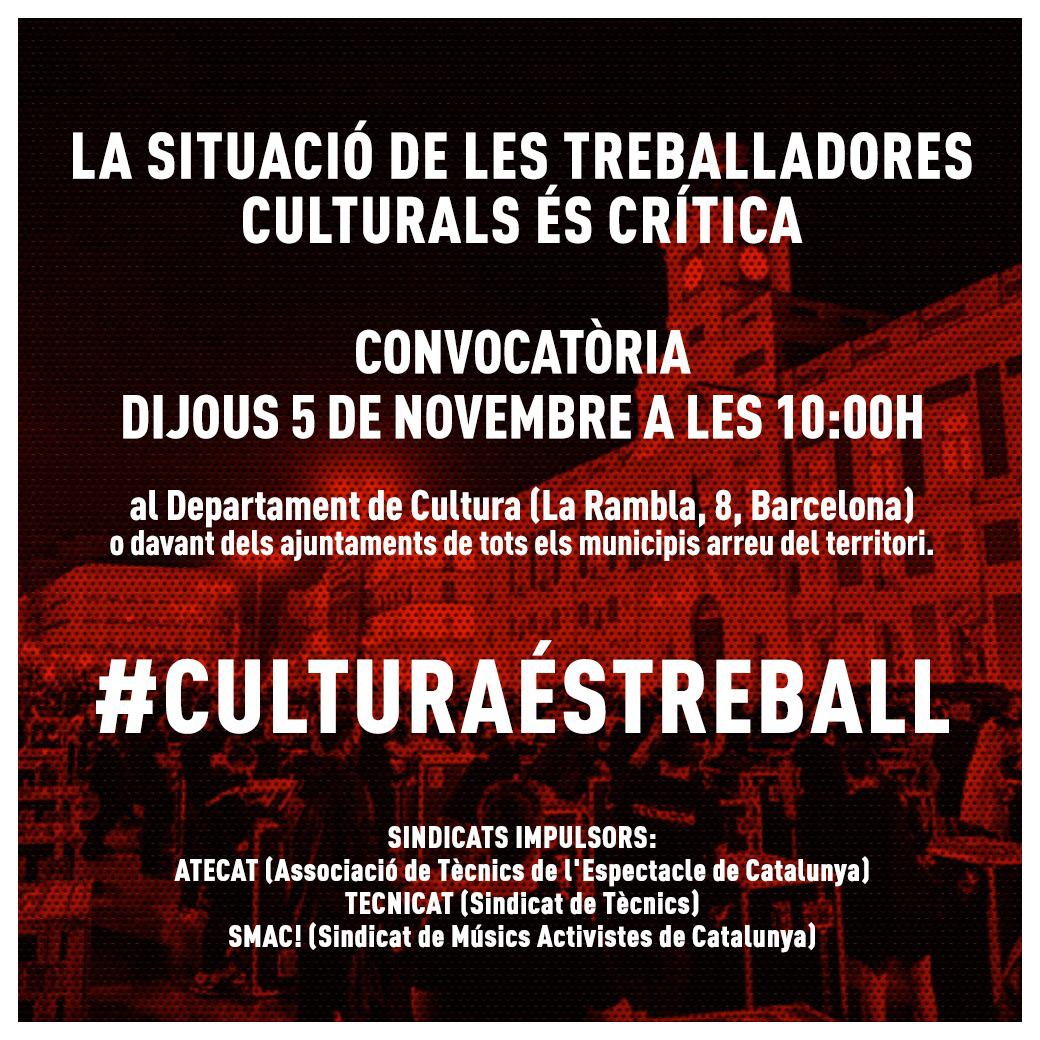 Sindicat_SMAC's tweet photo. 🚩Ens veiem demà, companyes!

📢#CulturaÉsTreball

✍️https://t.co/BgpUlkl42C https://t.co/2TZewYDIQP