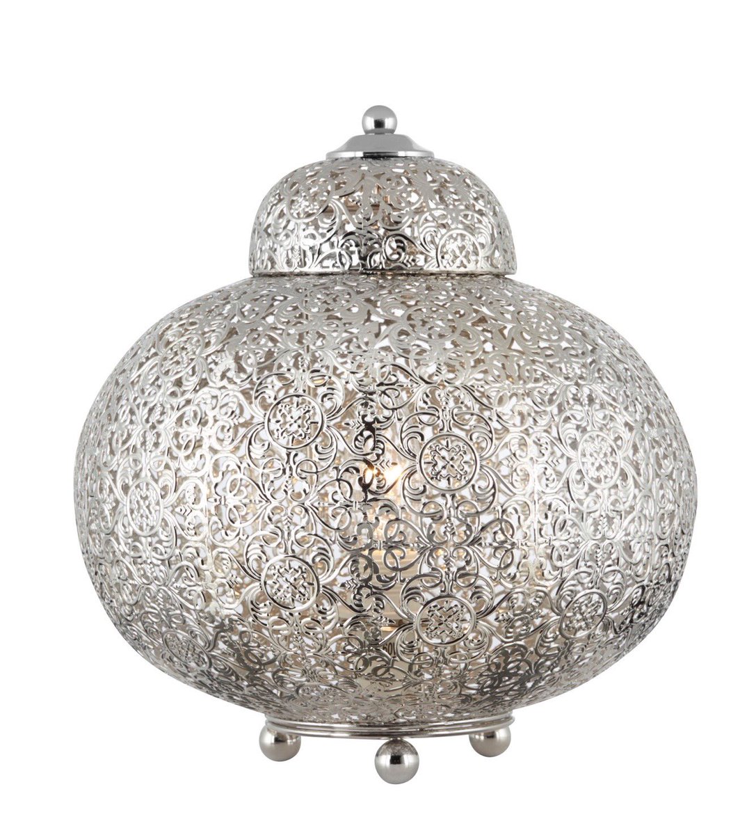 sczes's tweet photo. This Moroccan style table lamp will make a real statement in any home.
Finished in shiny nickel with a patterned circular design and a pointed top, the lamp is perfect for a dining room table or kitchen.
Available from LIT in Bramhall.
Pop in to see their full collection. https://t.co/3seHSLf7Eo