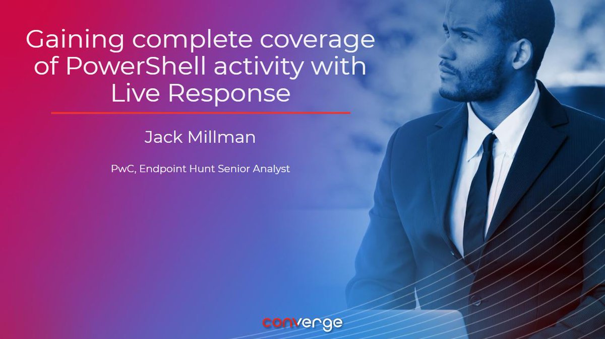 Just recorded my breakout for <a href="/Tanium/">Tanium</a> #Converge2020, talking about how PwC use Tanium to ensure full coverage of PowerShell activity and avoid EDR blind spots. Join me this month to understand how you can too: converge.tanium.com/agenda/session… #tanium #powershell #threathunting #cyber