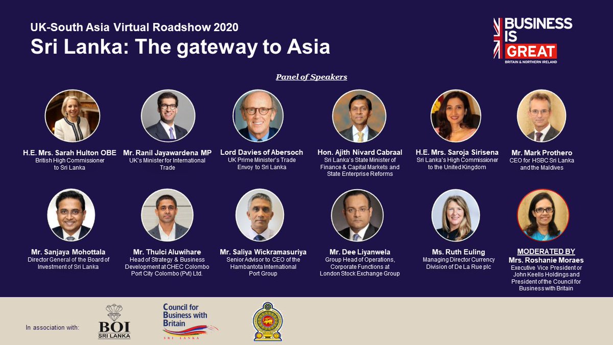 UKinSriLanka's tweet photo. The virtual South Asia Roadshow is happening now! 🇬🇧🇱🇰🌍 https://t.co/FuTEv1GzG3
