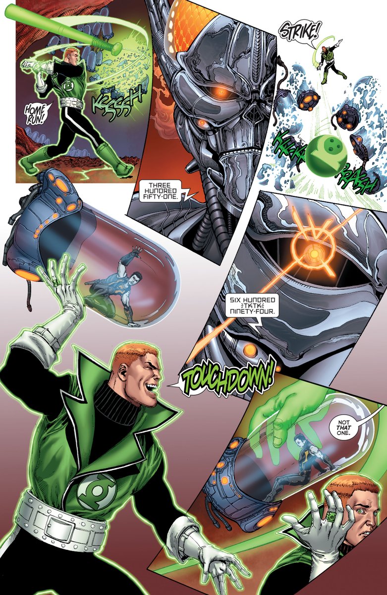 He was put into Green Lantern and shrunk down and Left on the shelf with Hal Basically going we should never deal with him again after DC rebirth hit. DC rebirth was basically a year long apology and man they wasted no time with this one.