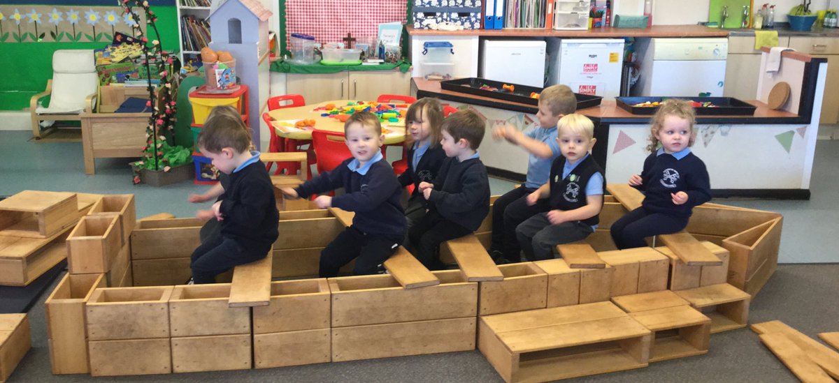 Peterstonps's tweet photo. Nursery are using their building skills and have built a boat. Where can we sail to??
#usingtheirimagination https://t.co/M7zhmfag3z
