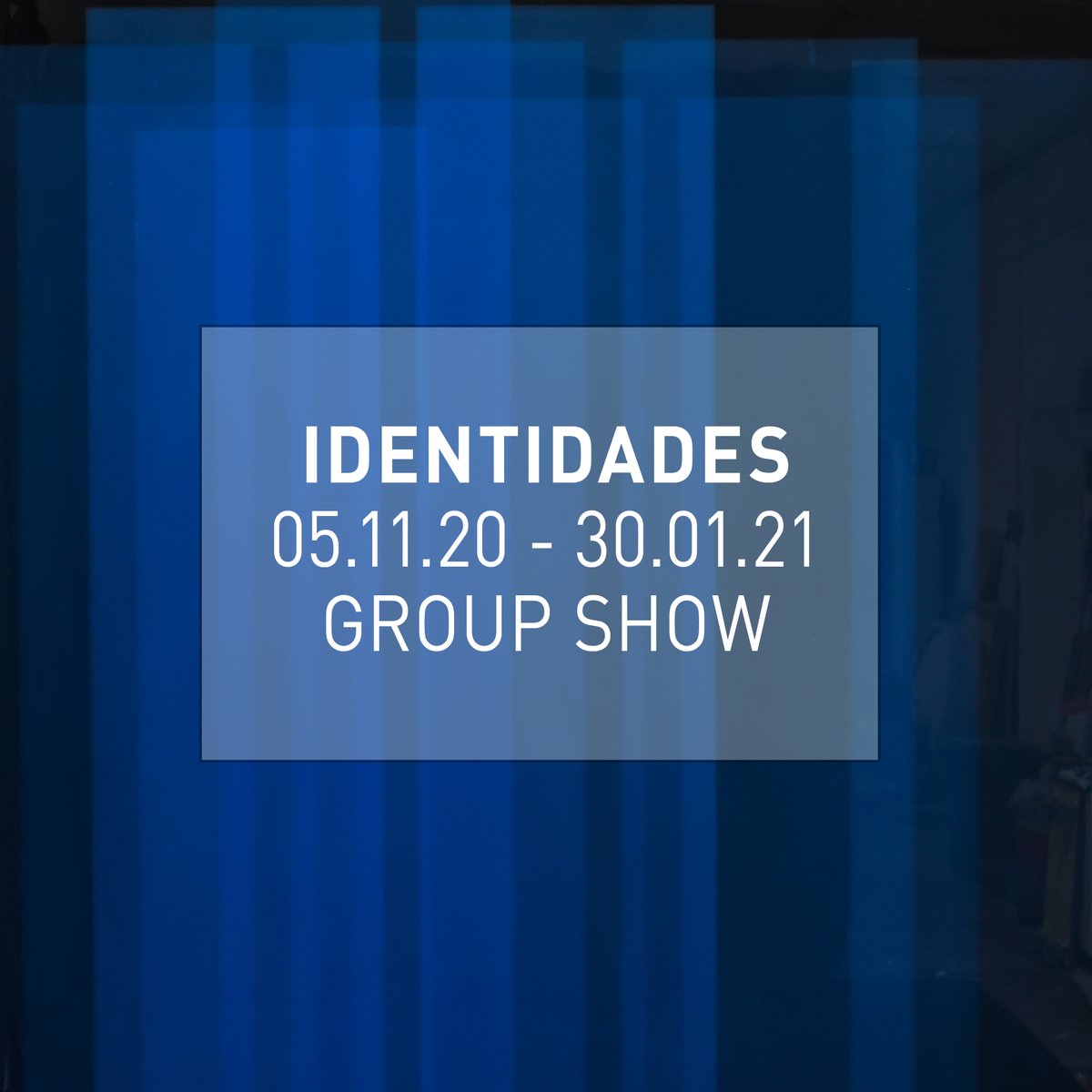 El jueves 5 de noviembre inauguramos expo!
Identidades parte de un relato diferencial donde cada obra es una identidad desplegada.
Con la situación pandémica actual, no se organizará inauguración. Aún así, se podrá asistir a la exposición de forma regular 
Máximo de 10 personas.