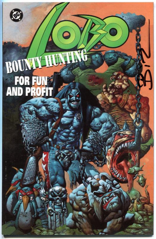 Look not every character should be the same, people like Lobo as this BIG MUSCLEBOUND DICK who just does whatever and get on people nerves, he's often the butt of the joke anyway, and his various comics have some amazing Simon Bisley art, sometimes classics stay around.