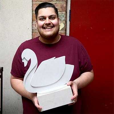 Find out more about the Burton Swans project right here! 
This is our fantastic camera man Ben Kalsi of Red Door Studios.
great.social/swan2
 #burtonswans #swanselfie
